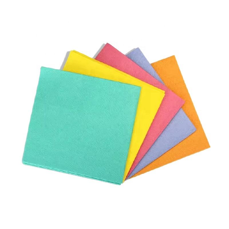 Needle-Punched Polyester Felt Fabric Roll Eco-Friendly Tear-Resistant Non-Scratch Kitchen Cleaning Cloth Anti-Bacterial