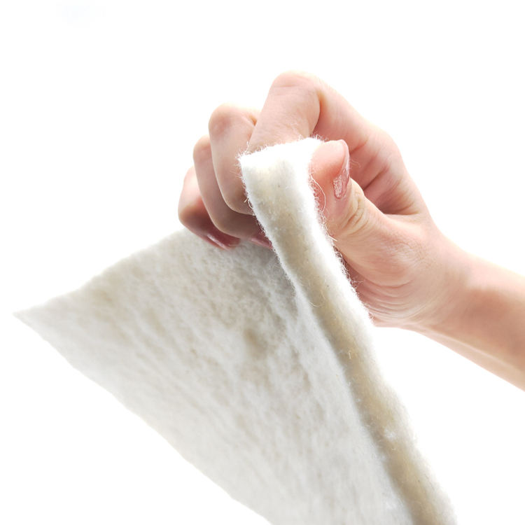 Custom 120 300 520 700gsm 5mm 25mm Natural 100% Cotton Fibers Needle Punched Nonwoven Cotton Sheet Waterproof Mattress Felt Pad