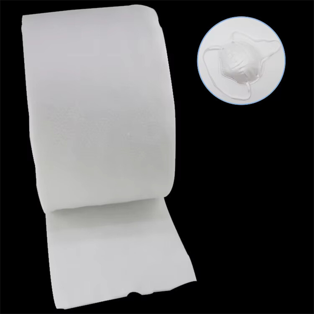 Breathable Medical Grade Antibacterial Needle Punched Nonwoven Fabric for Non Woven Disposable Face Mask