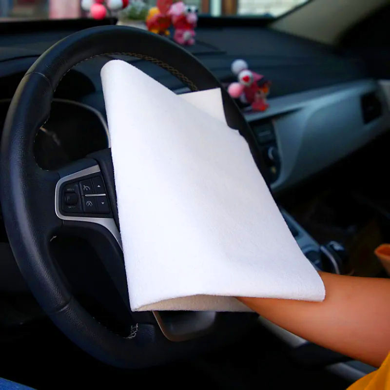 Soft 500gsm 400gsm 300gsm 350gsm Microfiber Cleaning Cloth Eco-Friendly Breathable Ripstop Towel for Car Kitchen Plain Design