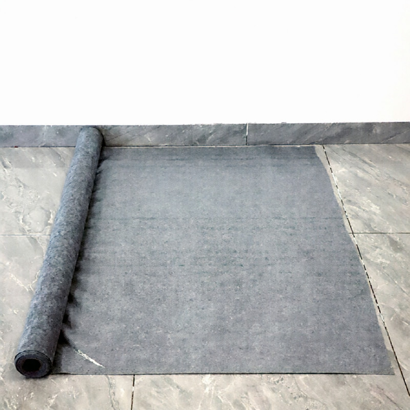 Gray Self-Adhesive Floor Protector Tape Roll, Heavy-Duty Waterproof Tear-Proof for Construction Moving Painting Surface Shield