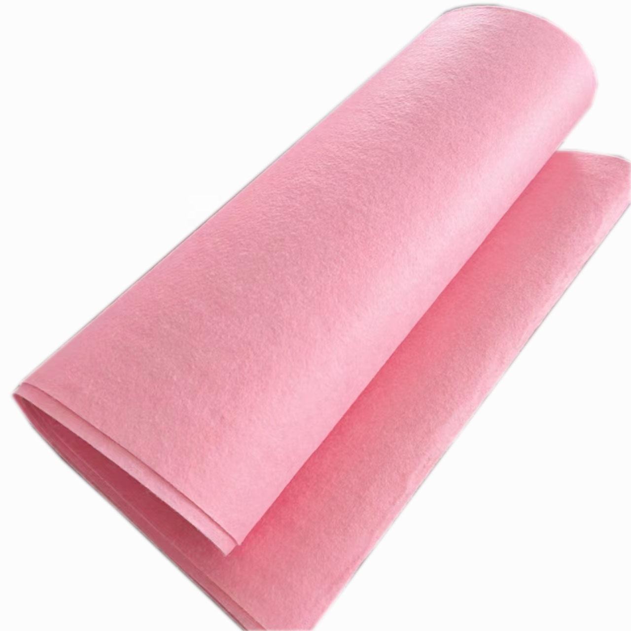 Needle-Punched Polyester Challie Fabric Eco-Friendly All-Purpose Absorbent Quick-Dry Streak-Free Lint-Free Washable Reusable