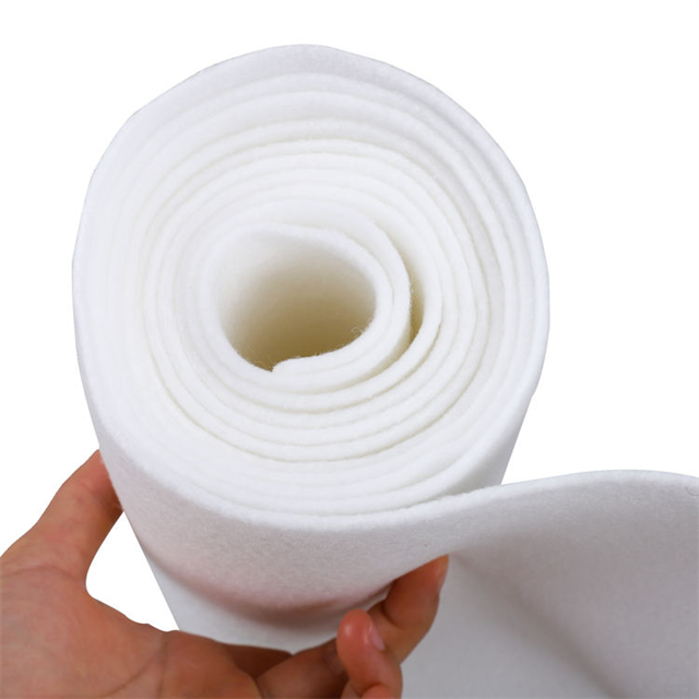Hot Sale 1 to 5mm Thickness Nonwoven Fabric Needle Punched Hard Polyester Felt Fabric Roll for Car, Construction