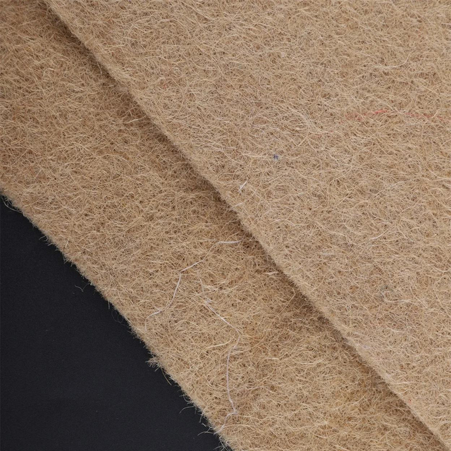 Biodegradable Jute Fabric Natural Nonwoven Felt Fabric Flax Fiber Fabric Felt for Linen Fiber Product