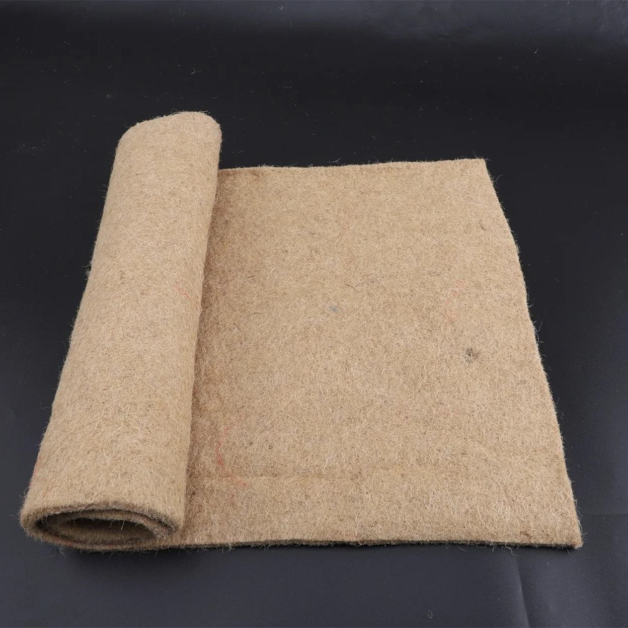 Biodegradable Jute Fabric Natural Nonwoven Felt Fabric Flax Fiber Fabric Felt for Linen Fiber Product