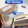 Blue and White G3 G4 Polyester Pre Filter Media Roll for Industrial Ventilation and HVAC Systems
