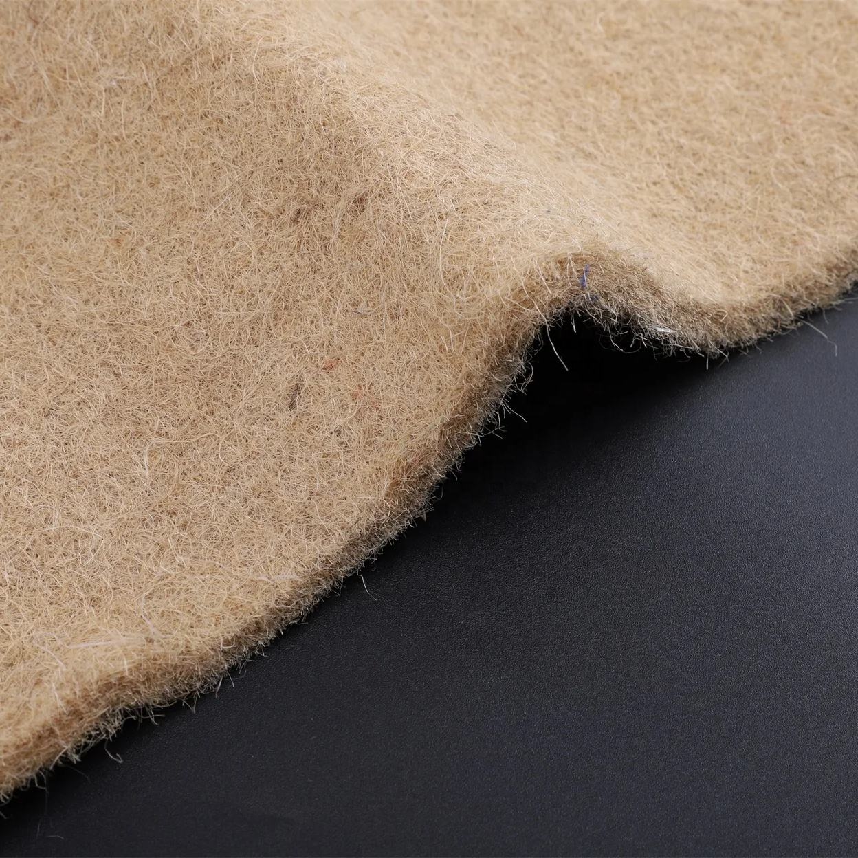 Biodegradable Jute Fabric Natural Nonwoven Felt Fabric Flax Fiber Fabric Felt for Linen Fiber Product