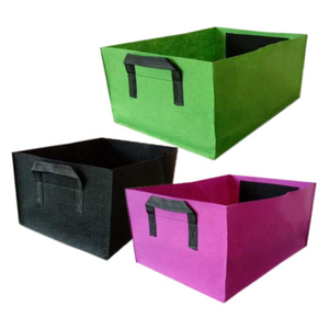 Manufacturers Direct Rectangular Planting Bag Felt Non-woven Strawberry Tomato Vegetable Mei Planting Bag Flower Seedling Bag