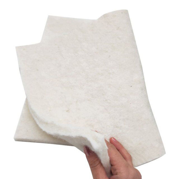 Custom 120 300 520 700gsm 5mm 25mm Natural 100% Cotton Fibers Needle Punched Nonwoven Cotton Sheet Waterproof Mattress Felt Pad
